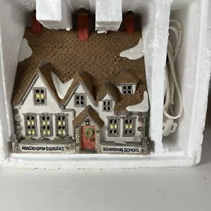Dept 56 Dickens Village Series Wackford Squeers Boarding School Heritage 59250 - Picture 1 of 6