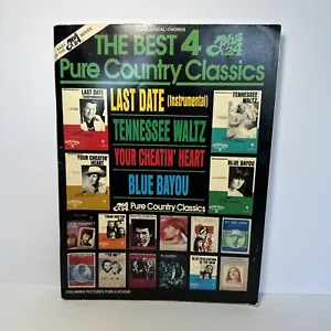 The Best 4 Plus 24 Pure Country Classics Songbook Piano Guitar Vocal 28 Songs - Picture 1 of 6