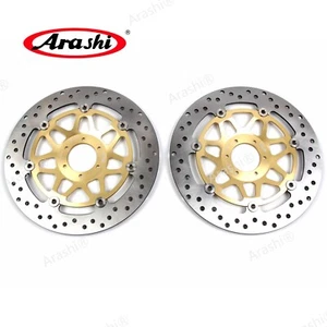 Front Brake Discs For Honda CB 400 N Superdream 1982-1988 VFR 400 R 1989-1993 - Picture 1 of 13