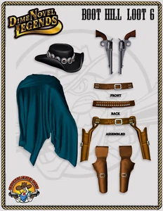 Dime Novel Legends escala 1:18 (4") Boot Hill Loot Pack #6 - Imagen 1 de 1