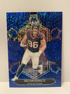 2024 Panini Mosaic - Blue Sparkle 81/96 SSP Houston Texans Dalton Schultz - Picture 1 of 2