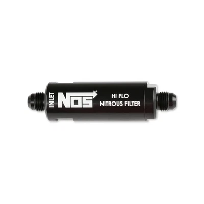 15556NOS NOS In-Line Hi-Flow Nitrous Filter, 6AN - Black - Image 1 of 4