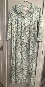 Women’s Vintage Berkliff Audrey Shift Long Dressing Gown - Size L - Picture 1 of 6