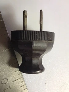 Lamp Cord Plug Snap-It Brown Bakelite 1920-1940'S Vintage Salvage Art Deco - Picture 1 of 4