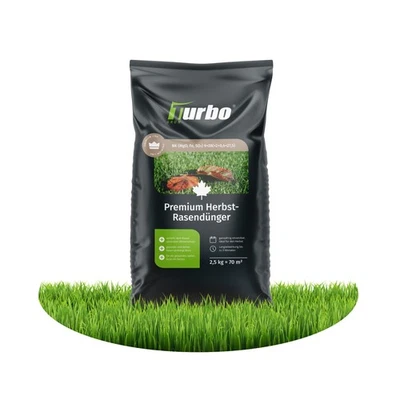 Turbogrün Premium Herbstdünger Sofortwirkung Rasendünger mit Kalium 2,5 kg - Bild 1 von 4