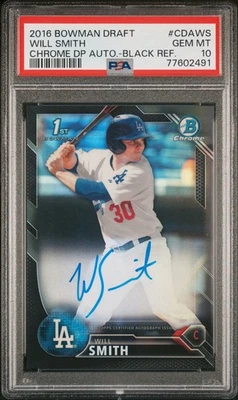 2016 BOWMAN DRAFT CHROME DRAFT PICKS AUTOGRAPHS WILL SMITH /75 PSA 10 - POP 2 RC - Image 1 of 2