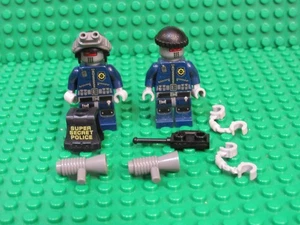 Lot of 2 LEGO Robo SWAT Minifigures Super Secret Police The LEGO Movie 70819 T52 - Picture 1 of 2