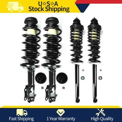 Juego de 4 puntales completos traseros y delanteros FCS para Volkswagen Jetta 1993-1998 Foto 1 de 4