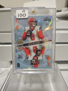 ๐ฅ Kyle McCord 1/1 2024 Wild Card 5 Card Draw Auto Mirror ๐ฅ - Picture 1 of 2
