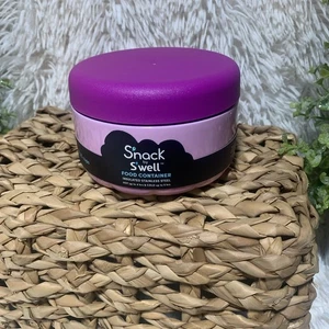 Contenedor de almacenamiento de alimentos de acero inoxidable rosa púrpura S’nack by S’Well Bowl de 10 oz NUEVO - Imagen 1 de 2