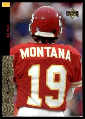 1995 Upper Deck Joe Montana Box Set #26 The Trade FOOTBALL Kansas City Chiefs - Image 1 of 2