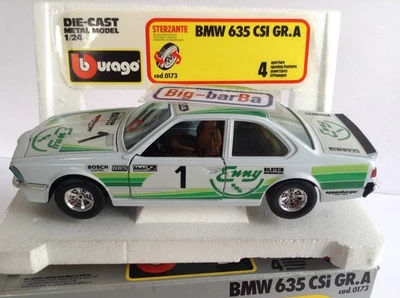 🔥Lot vintage🚗 BBURAGO BMW 635 CSI GR. A 1:24 🍂 SPETTACOLARE 🍂☕ - Immagine 1 di 4
