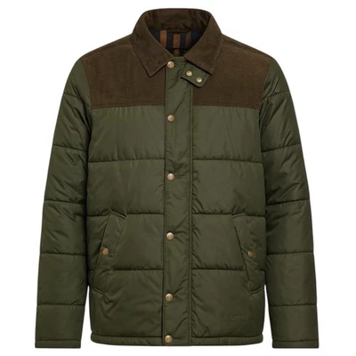 BARBOUR STEVENSON QUILT FIBREDOWN CLASSIC CASUAL OLIVE HACKET SIZE M MENS - Image 1 of 4
