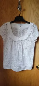 Bebe Eyelet Cotton Top - Picture 1 of 1