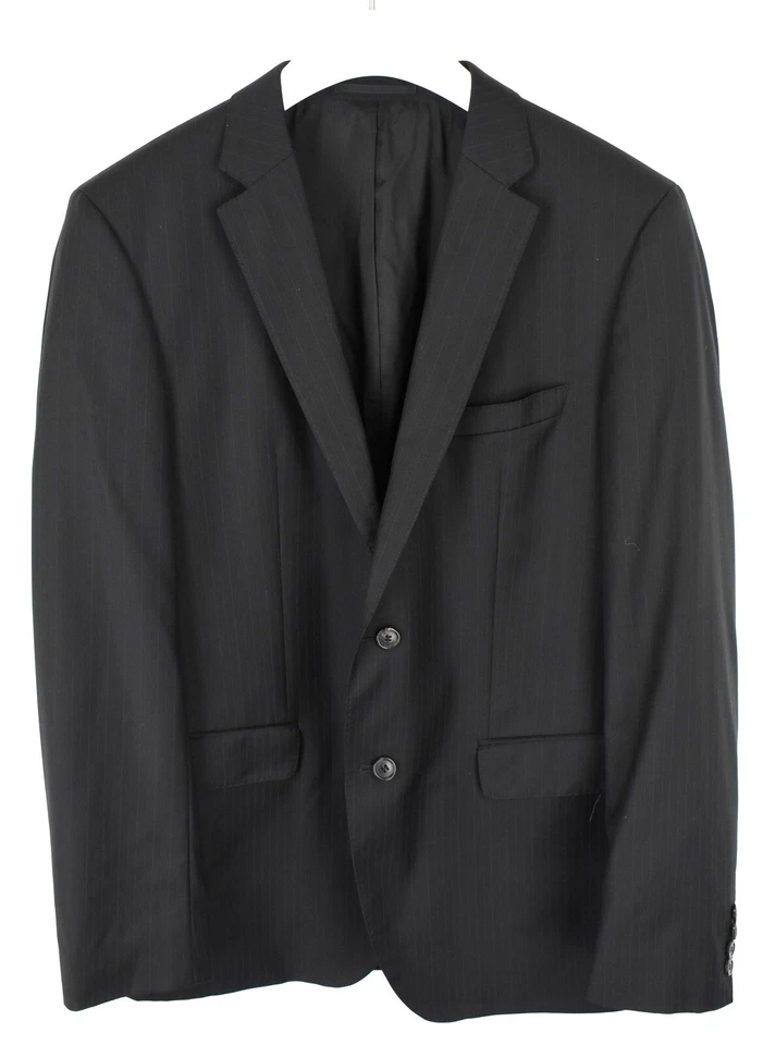 Blazer Hugo Boss Etiqueta Negra The Jam/Sharp Hombres US 42R Lana Sencillo Pecho Foto 1 de 4