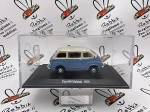 Die Cast " Fiat 600 Multipla - 1956 " + Boîte 2 1/43 Fiat Story - Picture 1 of 1