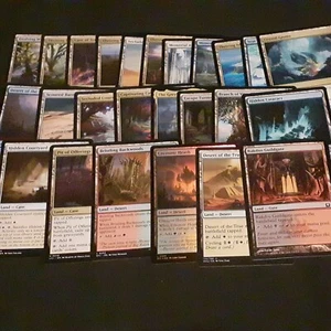25 Mixed Non-basic Lands - Picture 1 of 1