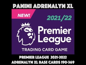 PANINI PREMIER LEAGUE ADRENALYN XL 2021-2022 2021/22 BASE CARDS - 190-369