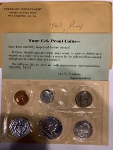 1960 US Mint SILVER PF Set, Half-FBL, Dime-FT, Cent SD Bullion Grade 4 Yourself - Picture 1 of 13