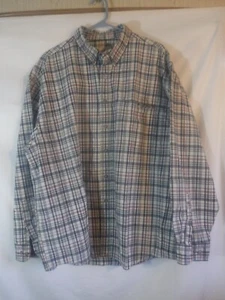 Eddie Bauer Langarm kariertes Knopfleiste Herren 2XL 3BG - Bild 1 von 4