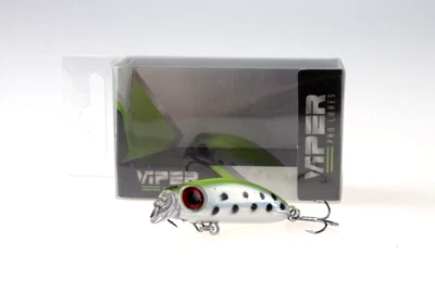 Minnow VIPER - 35 mm - 3,1 gr - Sinking - Argento/Verde/Dot - FR637 - Immagine 1 di 4