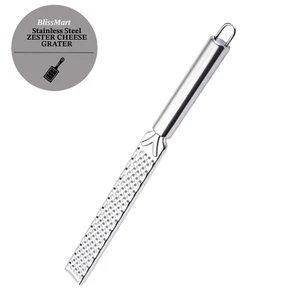 Grattugia per formaggio Limone Zester in acciaio inox spezie parmigiano, zenzero scorza agrumi - Foto 1 di 9