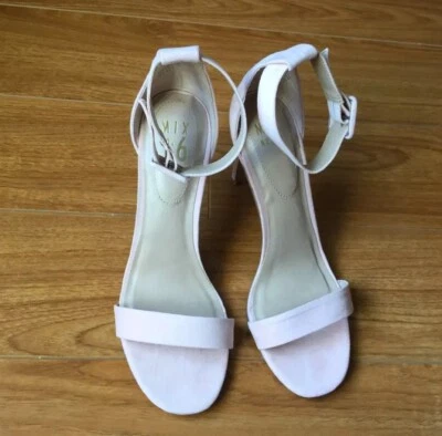 Sandálias de salto femininas Mix nº 6 sexy camurça rosa alça no tornozelo 9 - Imagem 1 de 3