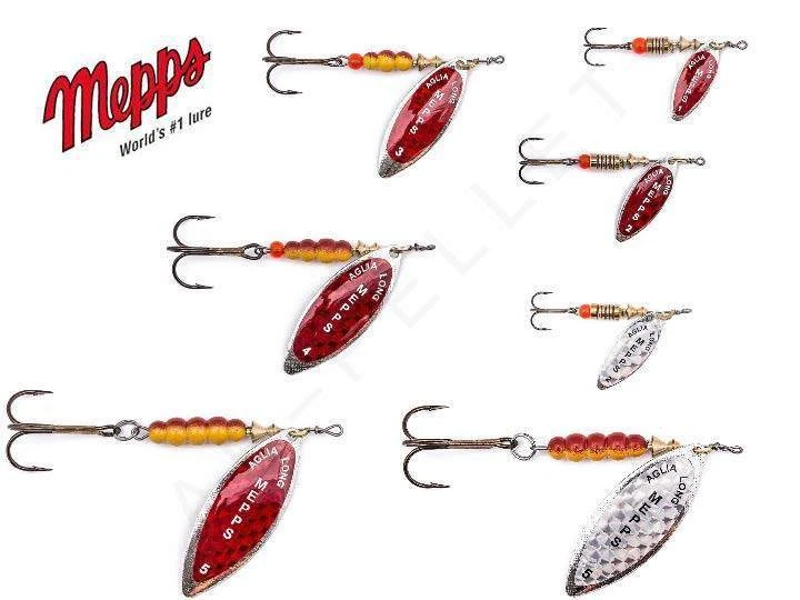 Mepps Aglia Longue long Redbo & Rainbo in den Größen 1 - 5 - Bild 1 von 1