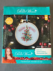 Pioneer Woman Embroidery Ornament Christmas 2022 Holiday Tree Warm Wishes Gift