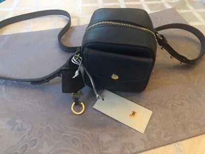 💕RADLEY London "Loaf Lane" Cute Cube shaped Mini Crossbody Bag-French Blue -NWT - Image 1 of 4