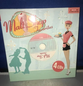 2011 Sonoma Malt Shop Favorites 4-Disk Box Set (CD) Hi-Fi Stereo Sound VGC - Picture 1 of 2
