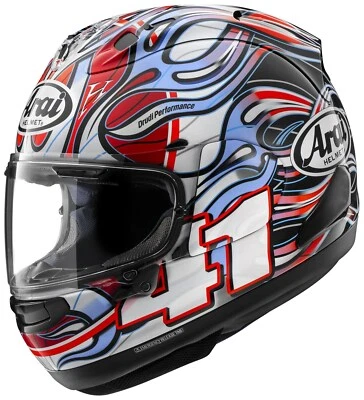 Arai RX-7 Evo Haga Wsbk-Replica Casco ( Rojo/Azul/Blanco / Negro) Talla: XL (61) - Imagen 1 de 3