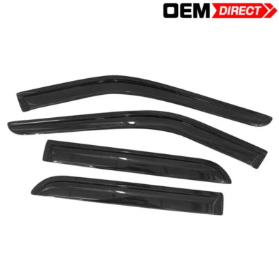 Se adapta a Ford Explorer 11-19 4 piezas cinta en viseras de ventana estilo delgado deflectores de lluvia Foto 1 de 4