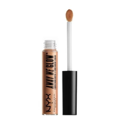 NYX Professional Makeup Away We Glow Liquid Highlighter, Gold Rush #AWG07 Sealed - Image 1 of 3