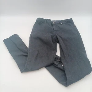 Venus Pants Girl's Size 8 Black Bedazzled Lace Leg Skinny Jeans - Picture 1 of 6