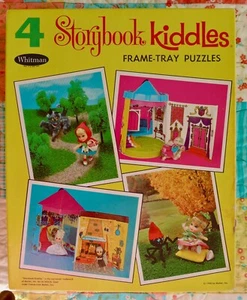 Vintage SELTEN SAMMLER '68 Liddle Kiddles WHITMAN #4724 BILDERBUCH RAHMEN TABLETT PUZZLE - Bild 1 von 11