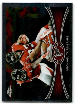 2012 TOPPS CHROME MICHAEL TURNER ATLANTA FALCONS #130 - Image 1 of 2