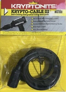 Kryptonite Krypto-CableIII Model KCIII Bike Self-Coiling Cable & Lock With Key - Picture 1 of 2