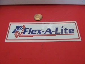 Pegatina/calcomanía R/W/B FLEXALITE ORIGINAL CARRERAS STOCK ANTIGUO - Imagen 1 de 1