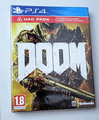 DOOM 2016 UAC SPECIAL EDITION PS4 New Sealed UK PAL  Sony PlayStation 4 game - Image 1 of 3
