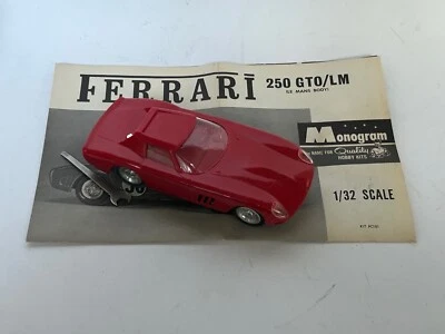Monograma Ferrari 250 GTO/LM (Rojo) Escala 1/32 Slot Car Nuevo de Lote Antiguo Foto 1 de 4