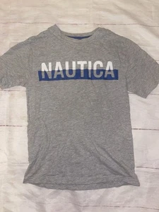 Boys Small (8) Nautica Gray Shirt  - Picture 1 of 2