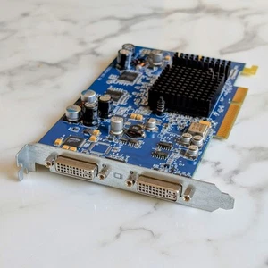 128MB 102A5850520 ATI Radeon 9600 AGP Dual DVI Graphics Card Apple PowerMac G5 - Picture 1 of 12