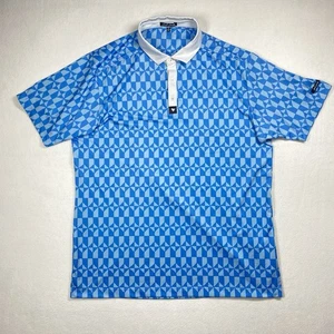 Camisa Polo Bad Birdie Para Hombre’s L Don’t Trip Golf Geométrica Elastizada Rendimiento Logo - Imagen 1 de 9