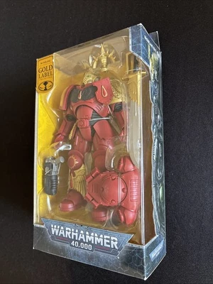 McFarlane Toys War Hammer 40.000 Blood Angel Primarus Lieutenant Gold Label NUEVO Foto 1 de 4