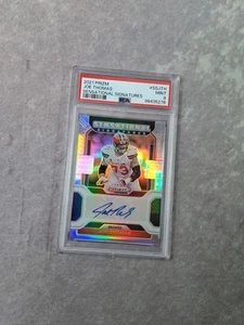 2021 Panini Prizm Joe Thomas Sensational Signatures /149 PSA 9 Cleveland Browns - Picture 1 of 11