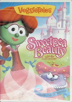VeggieTales Sweetpea Beauty DVD Lesson On True Beauty NEW Sealed Snoodlerella - Image 1 of 2