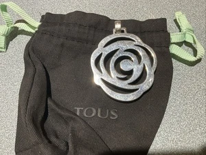 TOUS SPAIN ROSE Sterlingsilber Anhänger Rosa de Abril 2 1/16" 19gr mit Etui - Bild 1 von 6