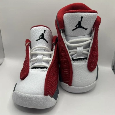 Nike Air Jordan 13 Retro Red Flint Gray 414581-600 TD Toddler Size 4C - Image 1 of 4