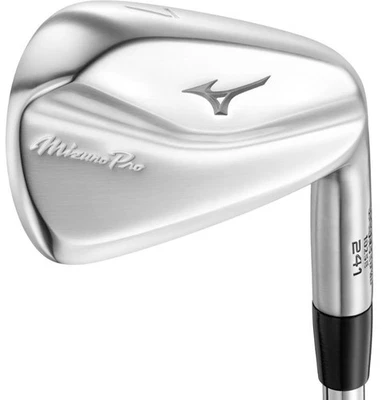 Left Handed Mizuno Pro 241 4-PW Iron Set Stiff Steel FST KBS Tour 120 Excellent - Image 1 of 3